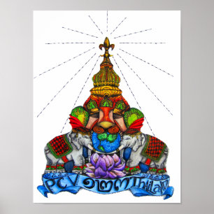 Friedenskorps-Freiwilliger - Thailand Poster