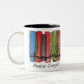 Friedenskorps-Tasse Zweifarbige Tasse (Links)