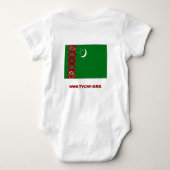 Friedenskorps-Vater Baby Strampler (Rückseite)