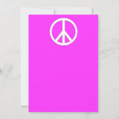 FriedensKrawatten-Einladungen Einladung (Rückseite)