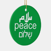 Friedenskreis-Verzierung Keramikornament (Rechts)