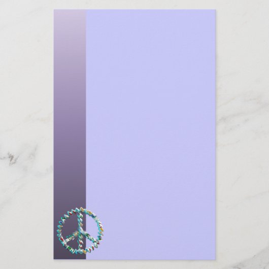 Friedenskunst-Symbol Briefpapier (Vorderseite)