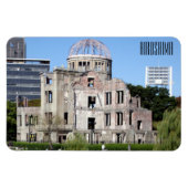 Friedenskuppel Hiroshima Magnet (Horizontal)