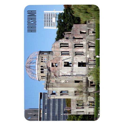 Friedenskuppel Hiroshima Magnet (Vertikal)