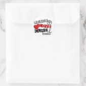 FRIEDENSKURDIABEEN LIEBE RUNDER AUFKLEBER (Tasche)