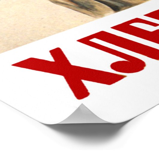 Friedensland und Brot, Frau, sowjetische Propagand Poster (Ecke)