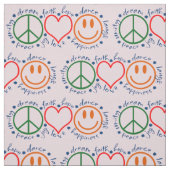 Friedensläufer-Liebe Stoff (Muster)