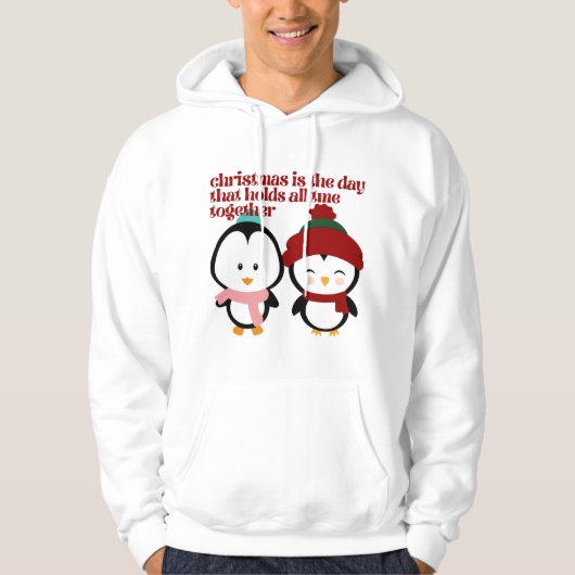 FRIEDENSLAUGHTER LIEBE FAMILIENFEIERCHRISTMAS HOODIE (Vorderseite)