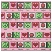 Friedenslehrer für Liebe Stoff (Muster)