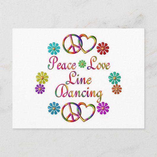 FRIEDENSLEITUNG LIEBE POSTKARTE (Vorderseite)