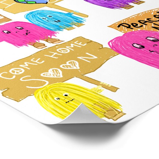 Friedensleute Poster (Ecke)