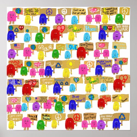 Friedensleute Poster (Vorne)