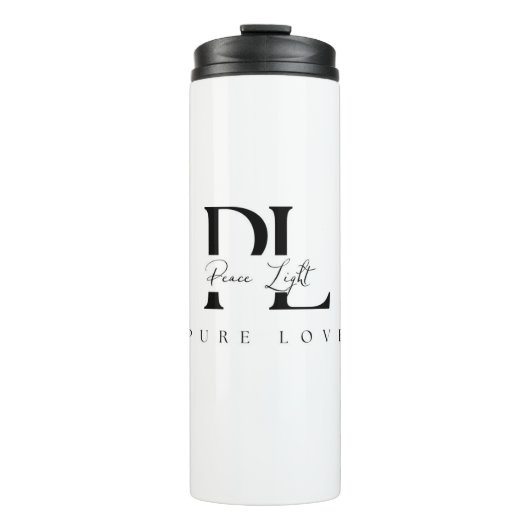 „Friedenslicht – Pure Love Logo“ Thermosbecher (Vorderseite)