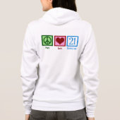 FriedensLiebe 21 Hoodie (Rückseite)