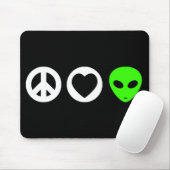 FriedensLiebe-alien Mousepad (Mit Mouse)