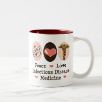 FriedensLiebe-ansteckende Krankheits-Medizin-Tasse