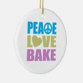 FriedensLiebe backen Keramikornament (Rechts)