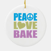 FriedensLiebe backen Keramikornament (Hinten)