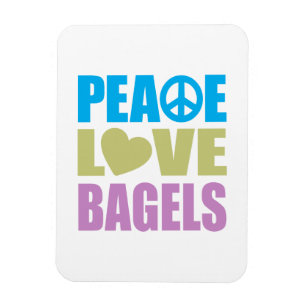 FriedensLiebe-Bagel Magnet