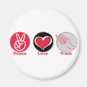 FriedensLiebe-Bahn Magnet