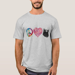 FriedensLiebe-Bärte T-Shirt