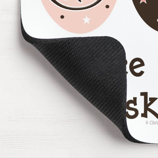 FriedensLiebe-Basketball Mousepad (Ecke)