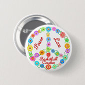 FRIEDENSLiebe-BASKETBALL-TRAINER Button (Vorne & Hinten)