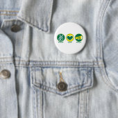 FriedensLiebe-Beifall-Grün/Gelb Button (Beispiel)