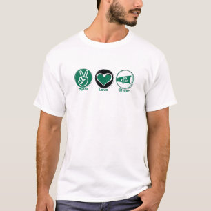 FriedensLiebe-Beifall-Grün T-Shirt