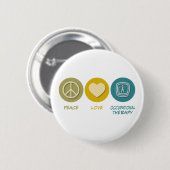 FriedensLiebe-Beschäftigungstherapie Button (Vorne & Hinten)