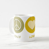 FriedensLiebe-Beschäftigungstherapie Kaffeetasse (Vorderseite Links)