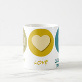FriedensLiebe-Beschäftigungstherapie Kaffeetasse (Mittel)