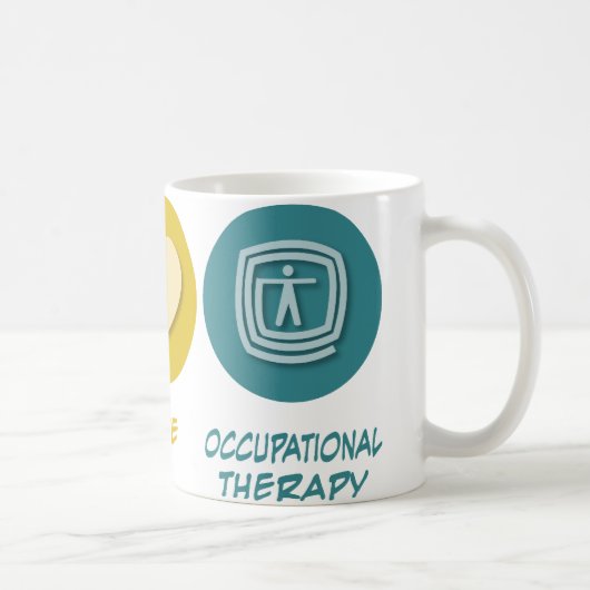 FriedensLiebe-Beschäftigungstherapie Kaffeetasse (Rechts)