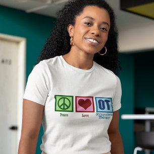 FriedensLiebe-Beschäftigungstherapie T-Shirt