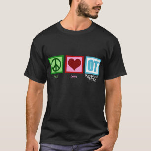 FriedensLiebe-Beschäftigungstherapie T-Shirt