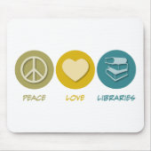 FriedensLiebe-Bibliotheken Mousepad (Vorne)