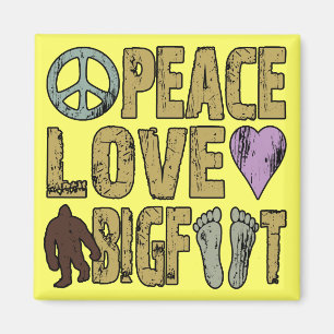 FriedensLiebe Bigfoot Magnet