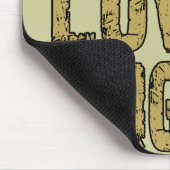 FriedensLiebe Bigfoot Mousepad (Ecke)