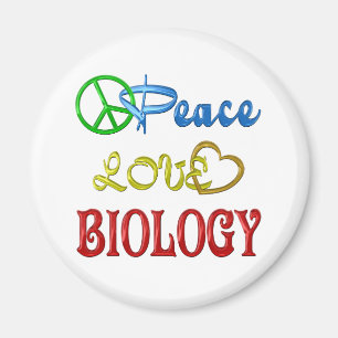 FRIEDENSLiebe-BIOLOGIE Magnet
