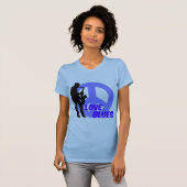 FriedensLiebe-Blues T-Shirt (Vorne ganz)