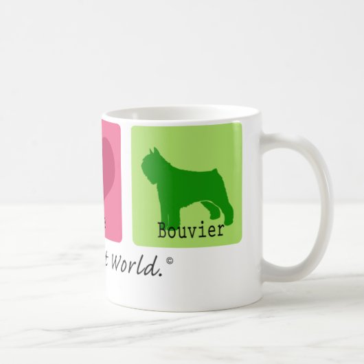 FriedensLiebe Bouvier Kaffeetasse (Rechts)