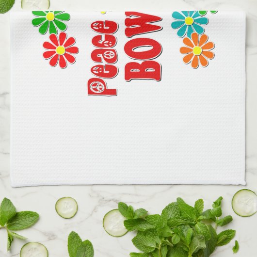 FriedensLiebe-Bowling Handtuch (Gefaltet)