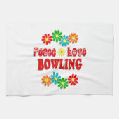 FriedensLiebe-Bowling Handtuch (Horizontal)