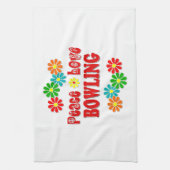 FriedensLiebe-Bowling Handtuch (Vertikal)