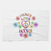 FriedensLiebe-Bücher Handtuch (Horizontal)