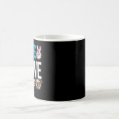 Friedensliebe Bulldogge Vektor Kaffeetasse (Mittel)