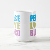 FriedensLiebe Bunco Kaffeetasse (Mittel)