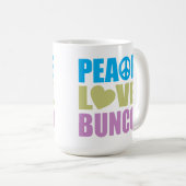 FriedensLiebe Bunco Kaffeetasse (VorderseiteRechts)