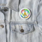 FriedensLiebe-Camping Button (Beispiel)
