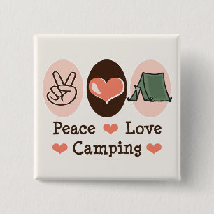 FriedensLiebe-Campings-Knopf Button
